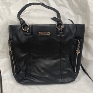 Coach Leather Zip Bag